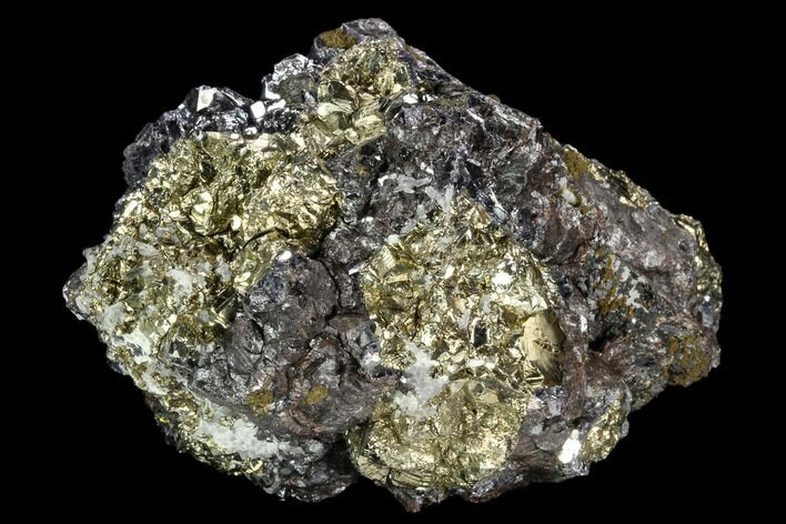 Galena, Chalcopyrite, Quartz and Pyrite - Peru #124448